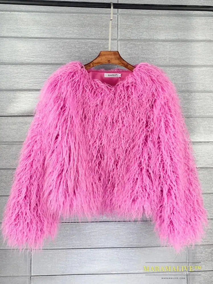 Short Faux Fur Coats for Women - Winter Faux Fur Jackets