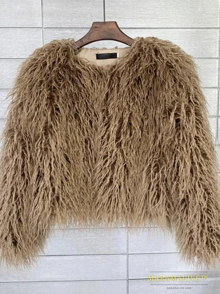 Short Faux Fur Coats for Women - Winter Faux Fur Jackets