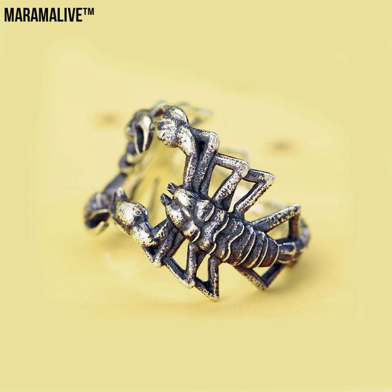 Silver Scorpion Ring