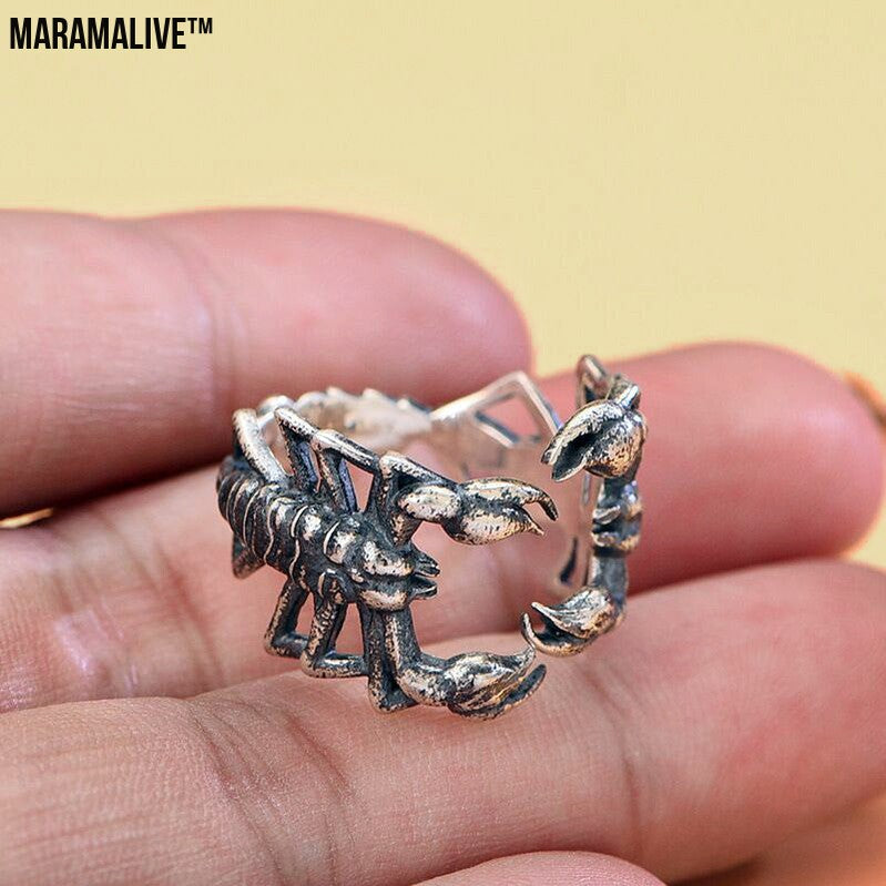 Silver Scorpion Ring