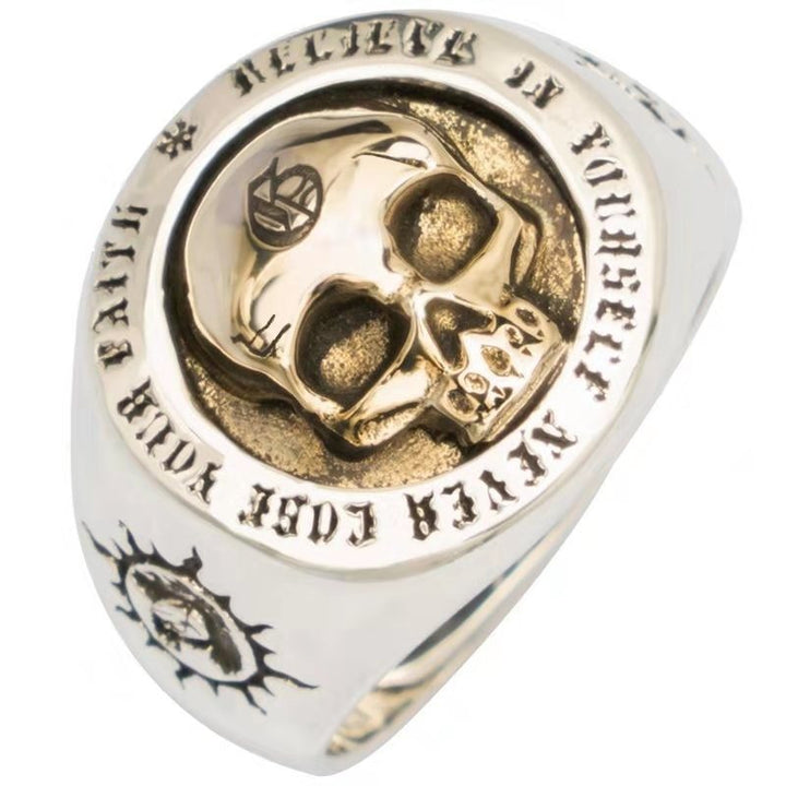 Skull Hip Hop Punk Rock Men's Ring