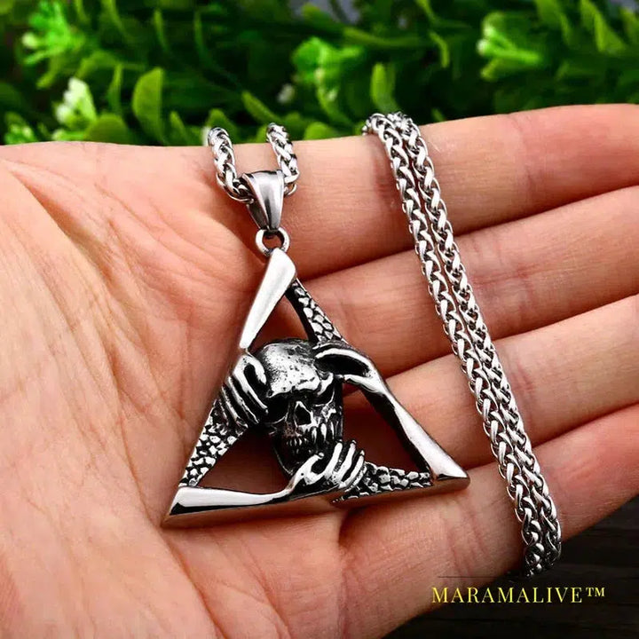 Skull Pendant Necklaces - Stainless Steel Jewelry for Men and Women