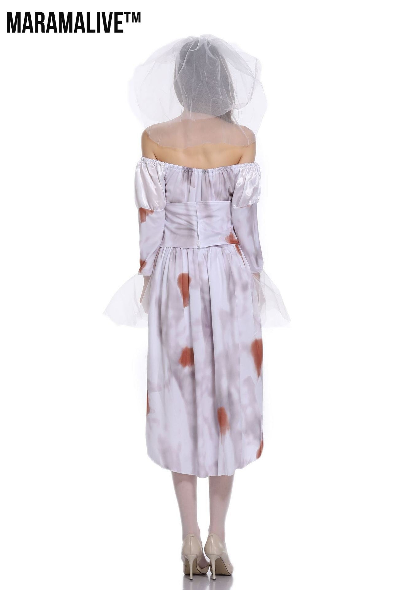 Skull Princess Dress Halloween Costume