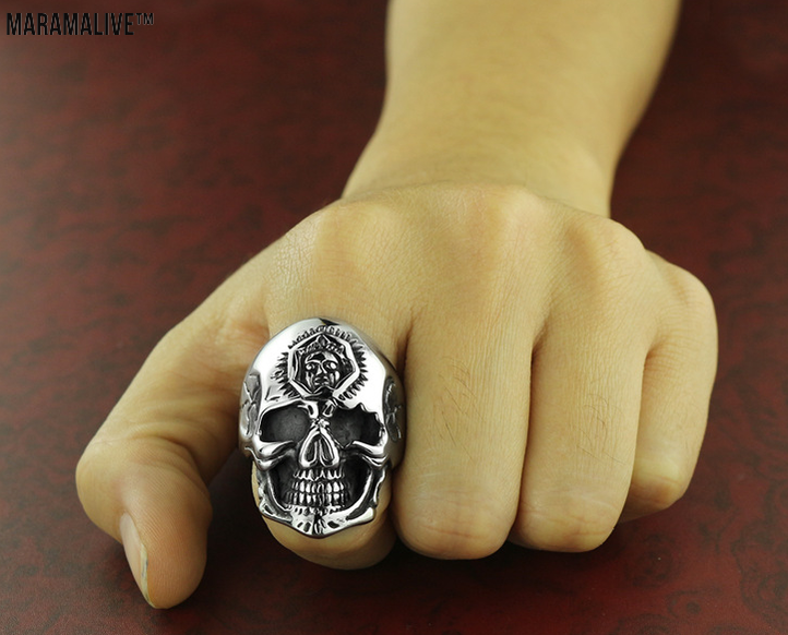 Skull Ring Punk Personality Ring