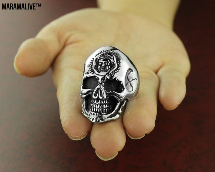 Skull Ring Punk Personality Ring