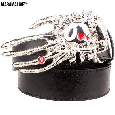 Skull big head claw belt fashion