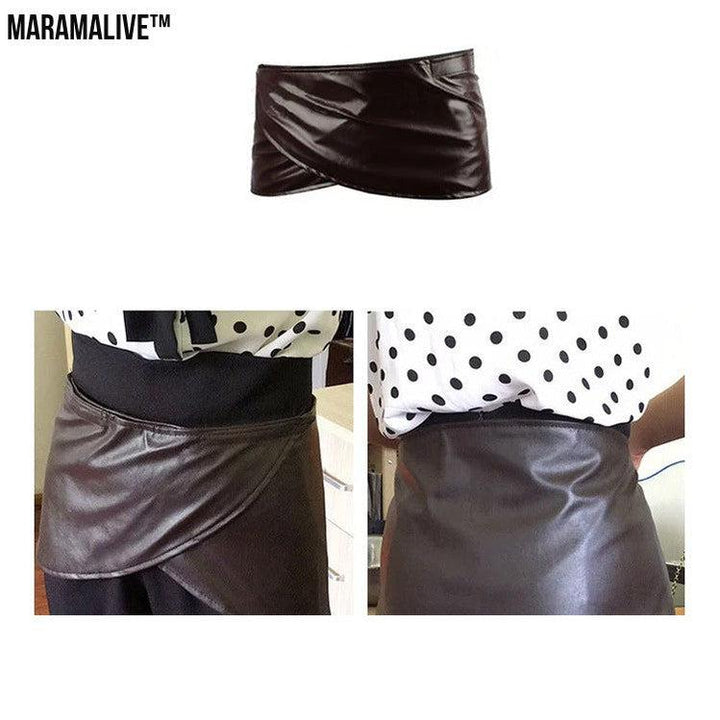 Small Leather Skirt Cosplay! Petite Pleather Roleplay Fun