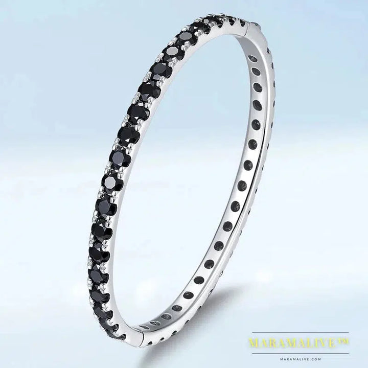 Sparkling D Color 3/4mm Full Moissanite Tennis Bracelet Bangle For Women 925 Silver Plated 18K Diamond Link Chain Bracelets