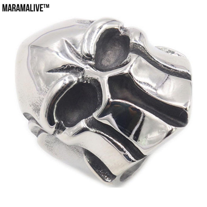 Spartan Warrior Skull Ring - Punk Retro Series