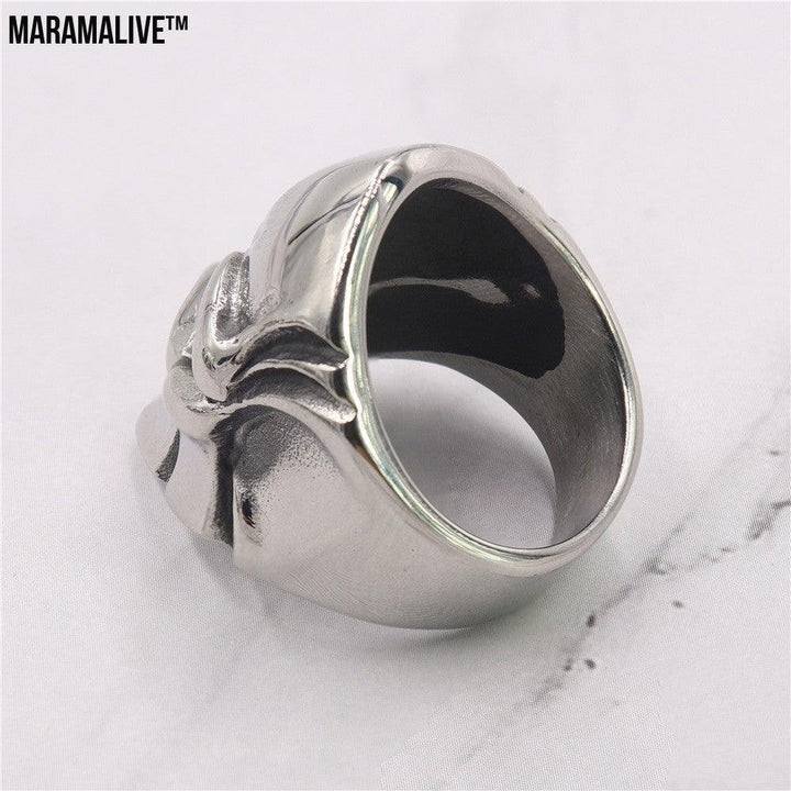 Spartan Warrior Skull Ring - Punk Retro Series