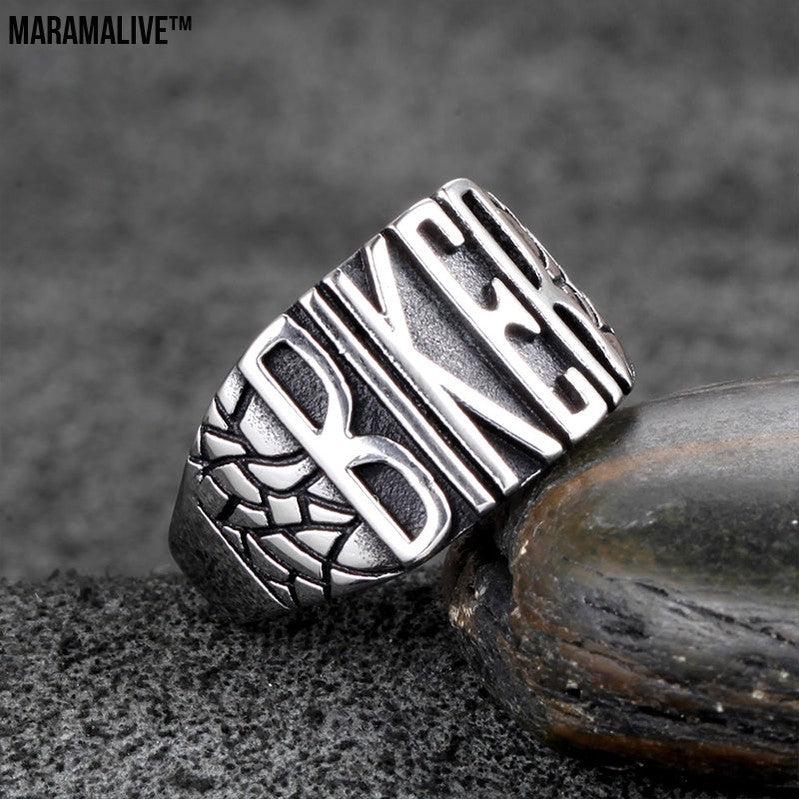 Speeding Party Punk Men's Biker Ring