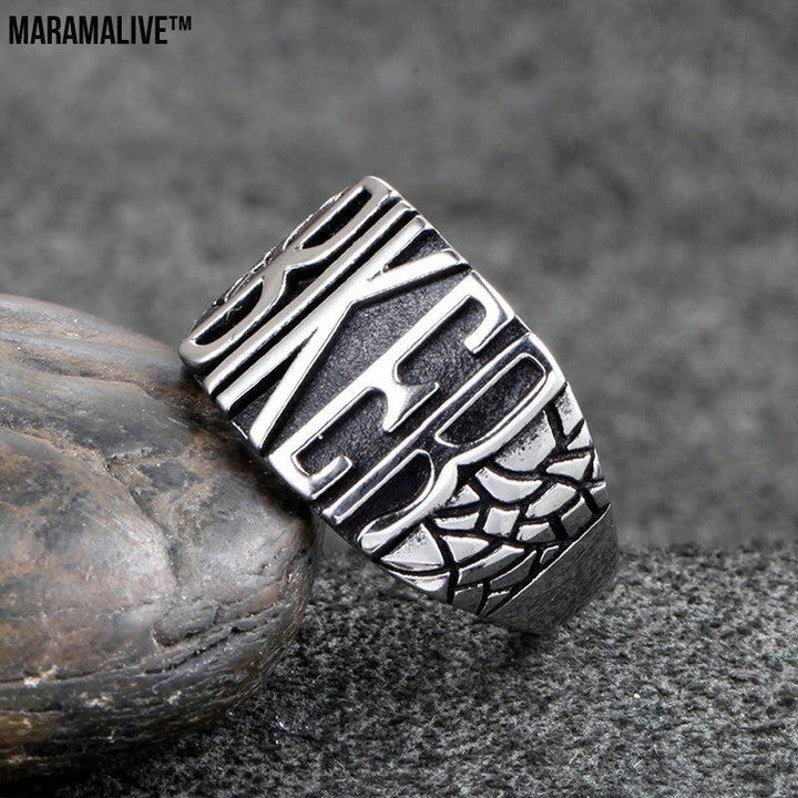 Speeding Party Punk Men's Biker Ring