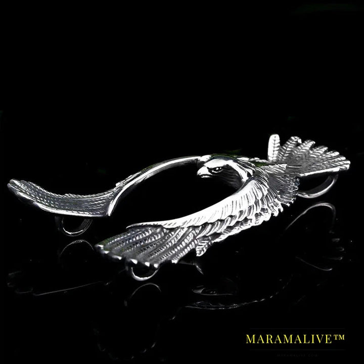 Stainless Steel Charm Phoenix Pendant China Mythological Bir Animal Pendant High-quality Jewelry Gifts