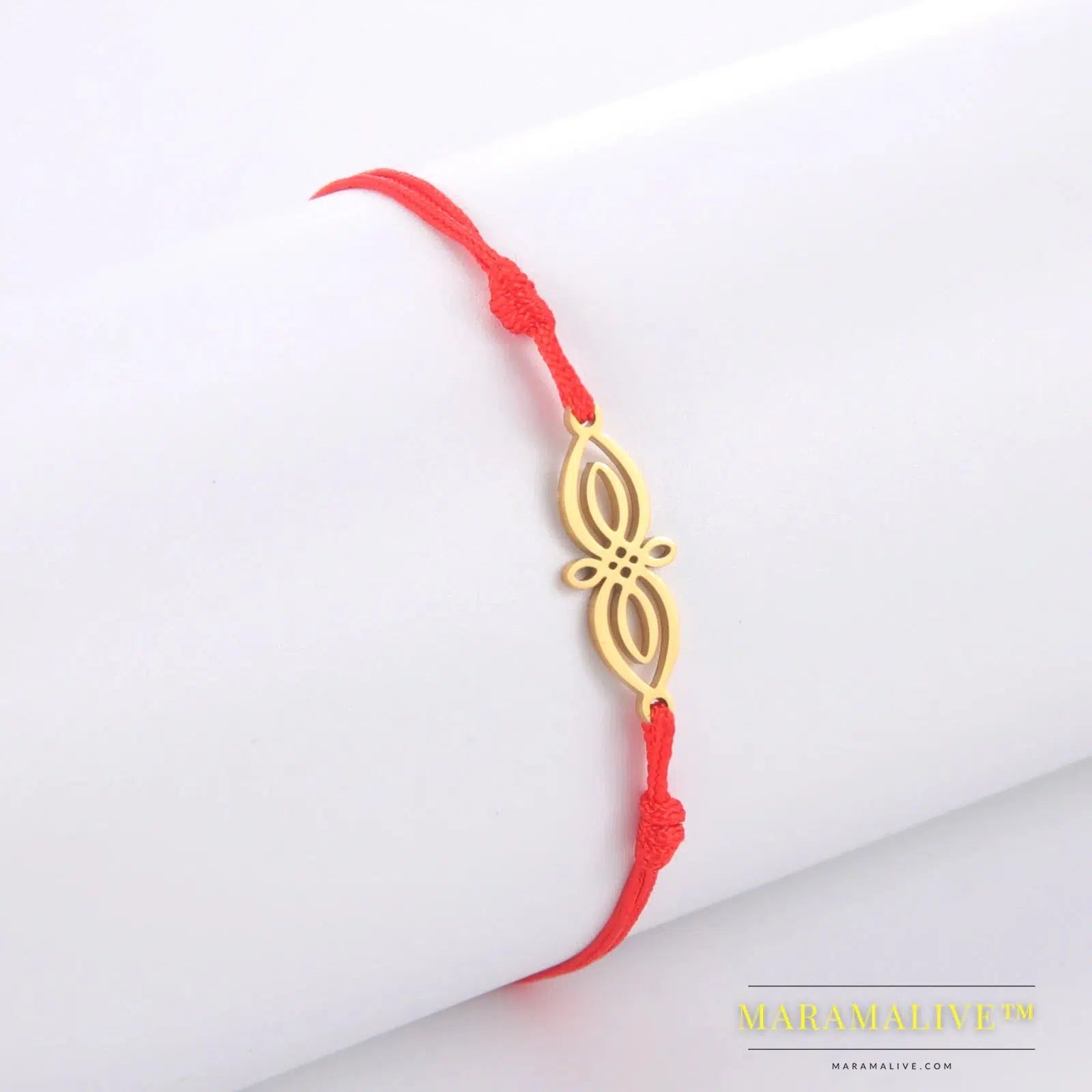 Stainless Steel Witch Knot Bracelet for Women Adjustable Cross Moon Star Lucky Red Rope String Bracelets Jewelry