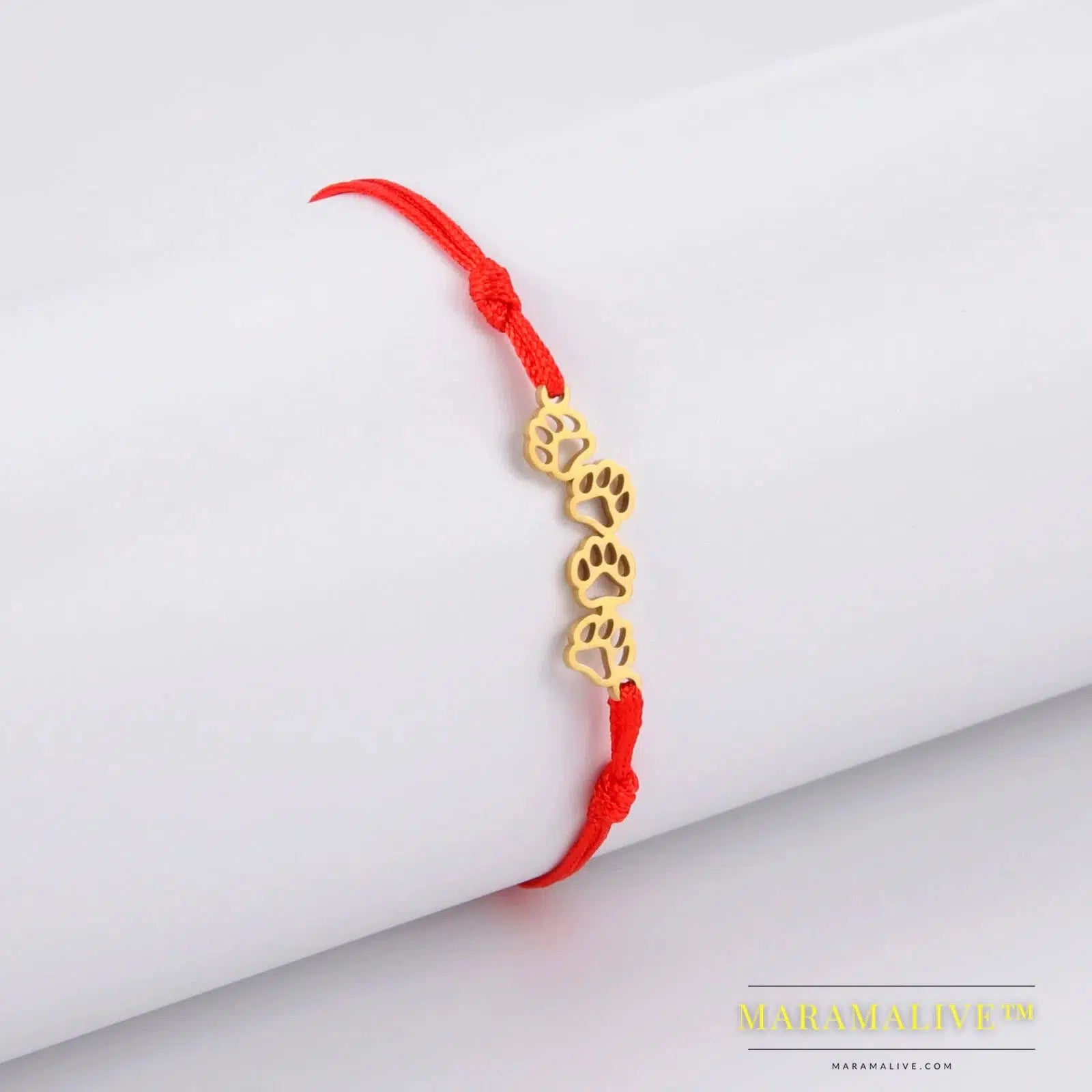 Stainless Steel Witch Knot Bracelet for Women Adjustable Cross Moon Star Lucky Red Rope String Bracelets Jewelry