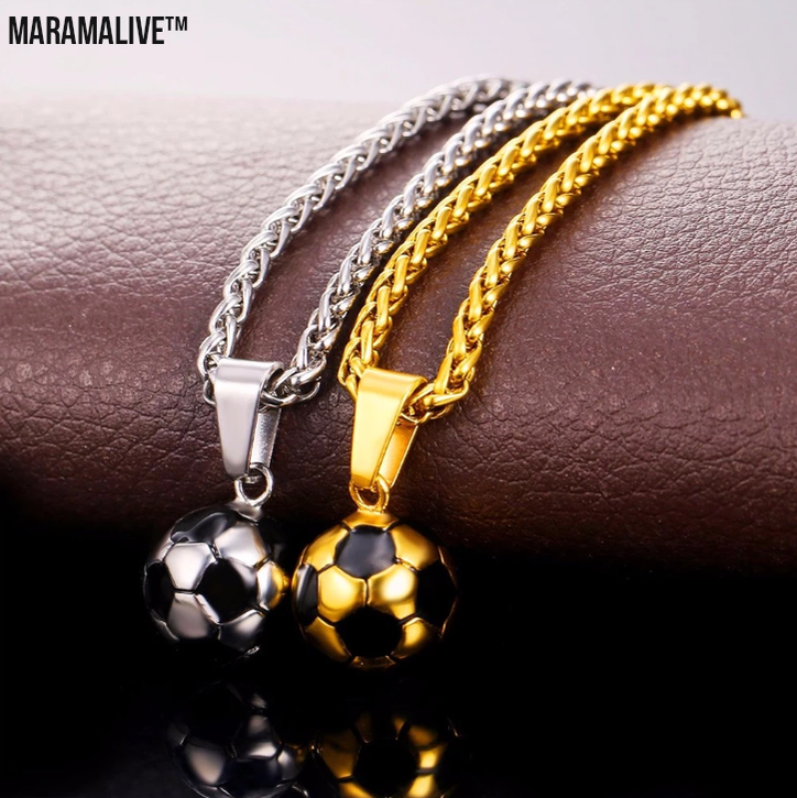 Stainless Steel World Cup Jewelry Pendant