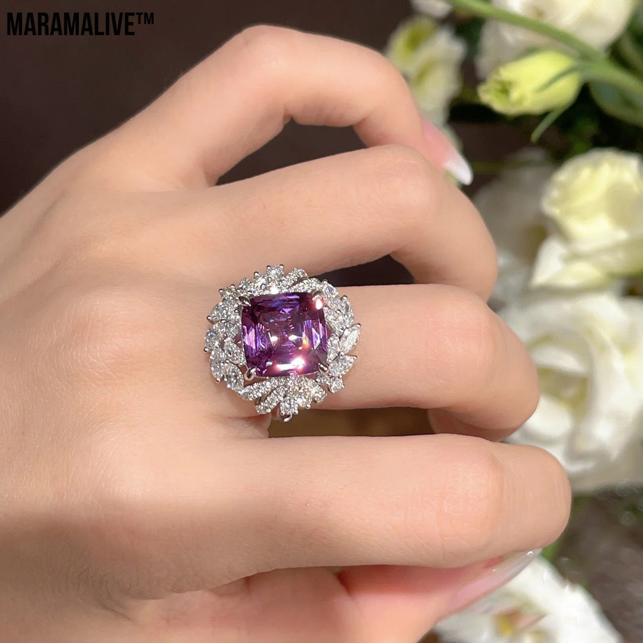 Stand out Beautiful Amethyst Gemstone Ring For Women I NEED IT