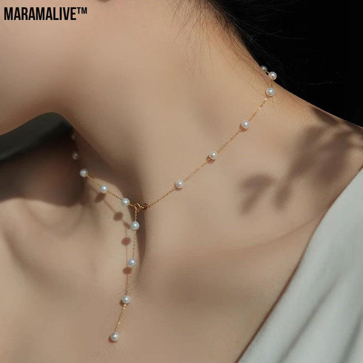 Starry Natural Freshwater Pearl Necklace