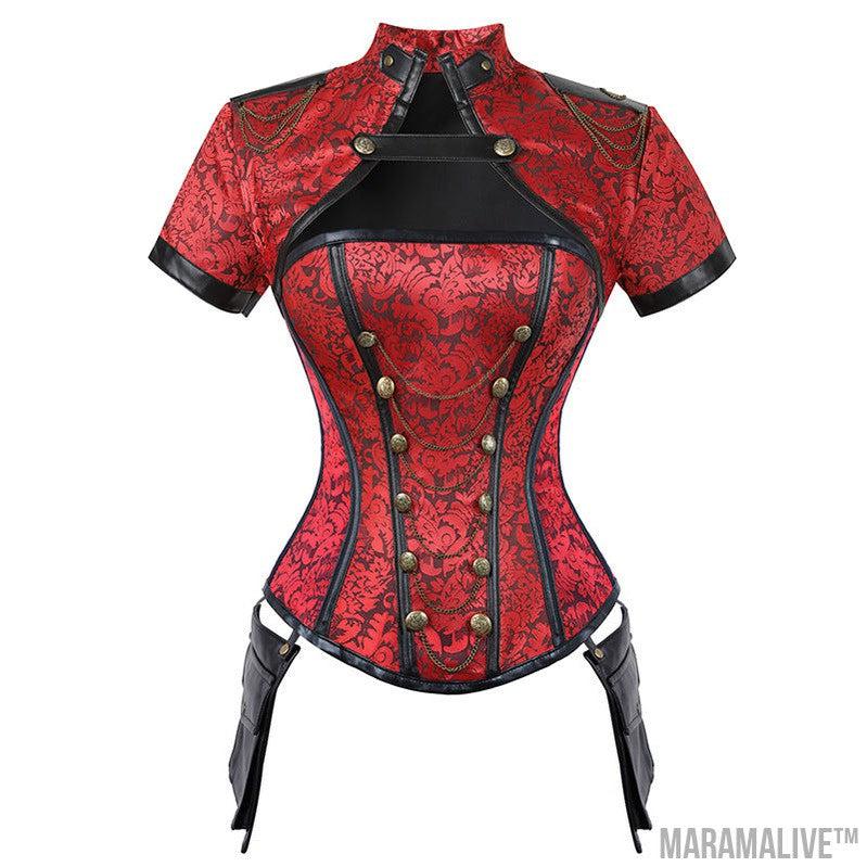 Steampunk Corset Shawl - Women's Punk Tops