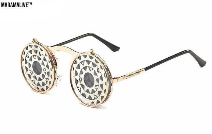 Steampunk Flip Sunglasses