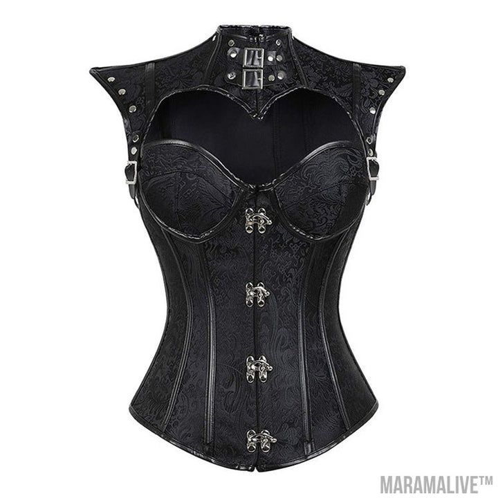 Steampunk Gothic Dark Knight Halloween Shapewear.