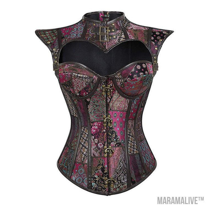 Steampunk Gothic Dark Knight Halloween Shapewear.