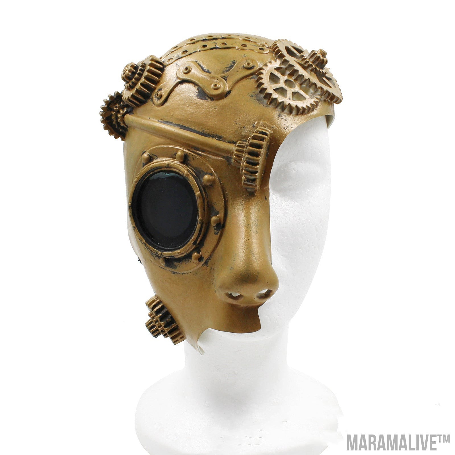 Steampunk Half Face Props Anime Game