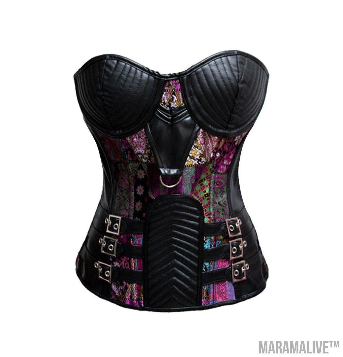 Steampunk Knight Leather Corset