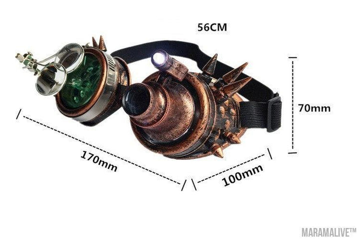 Steampunk LED Goggles