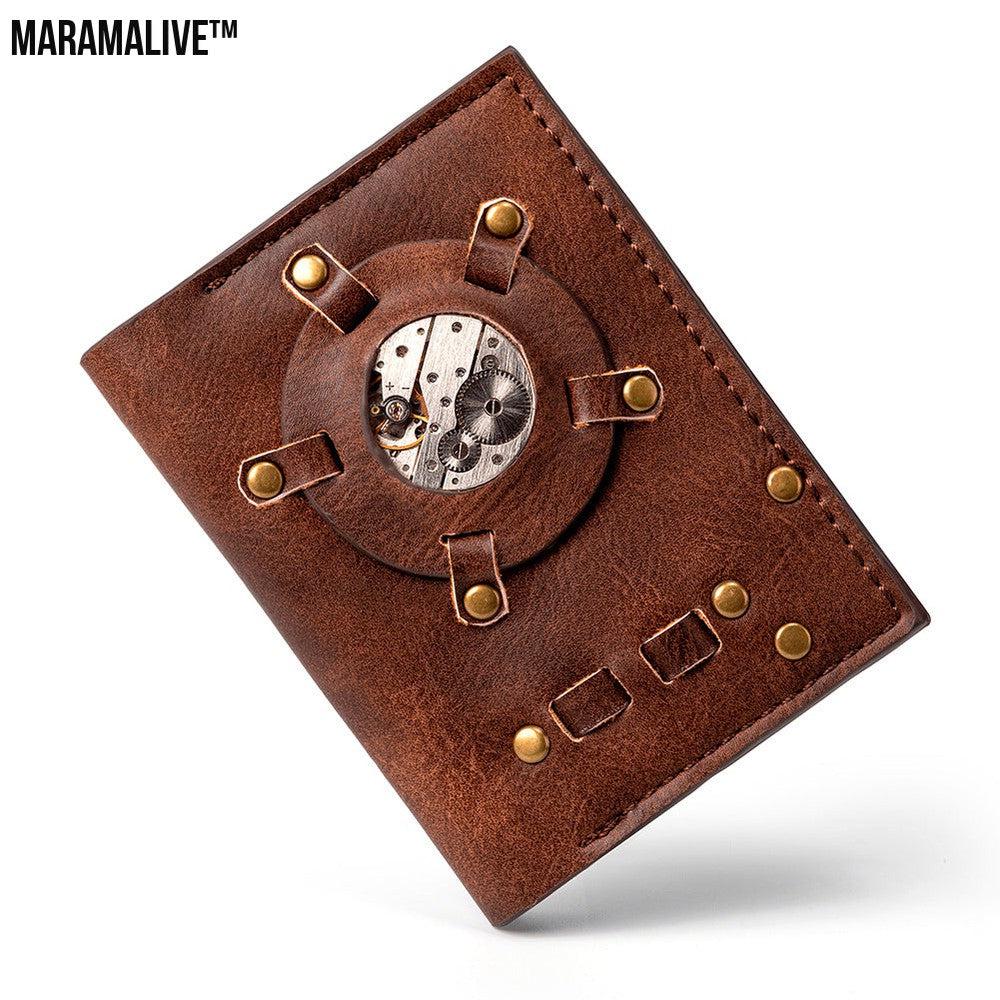 Steampunk Ladies Wallet - Adventurer Leather Purse for Women