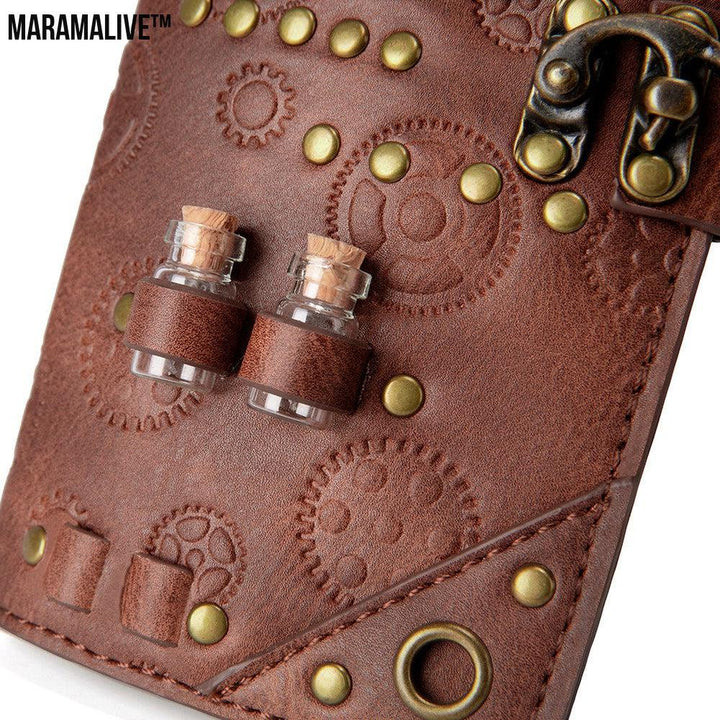 Steampunk Ladies Wallet - Adventurer Leather Purse for Women