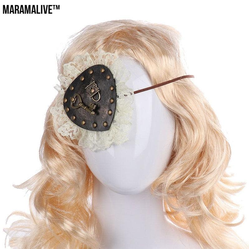 Steampunk Lolita Eyewear Eye Patch Cosplay Accessory