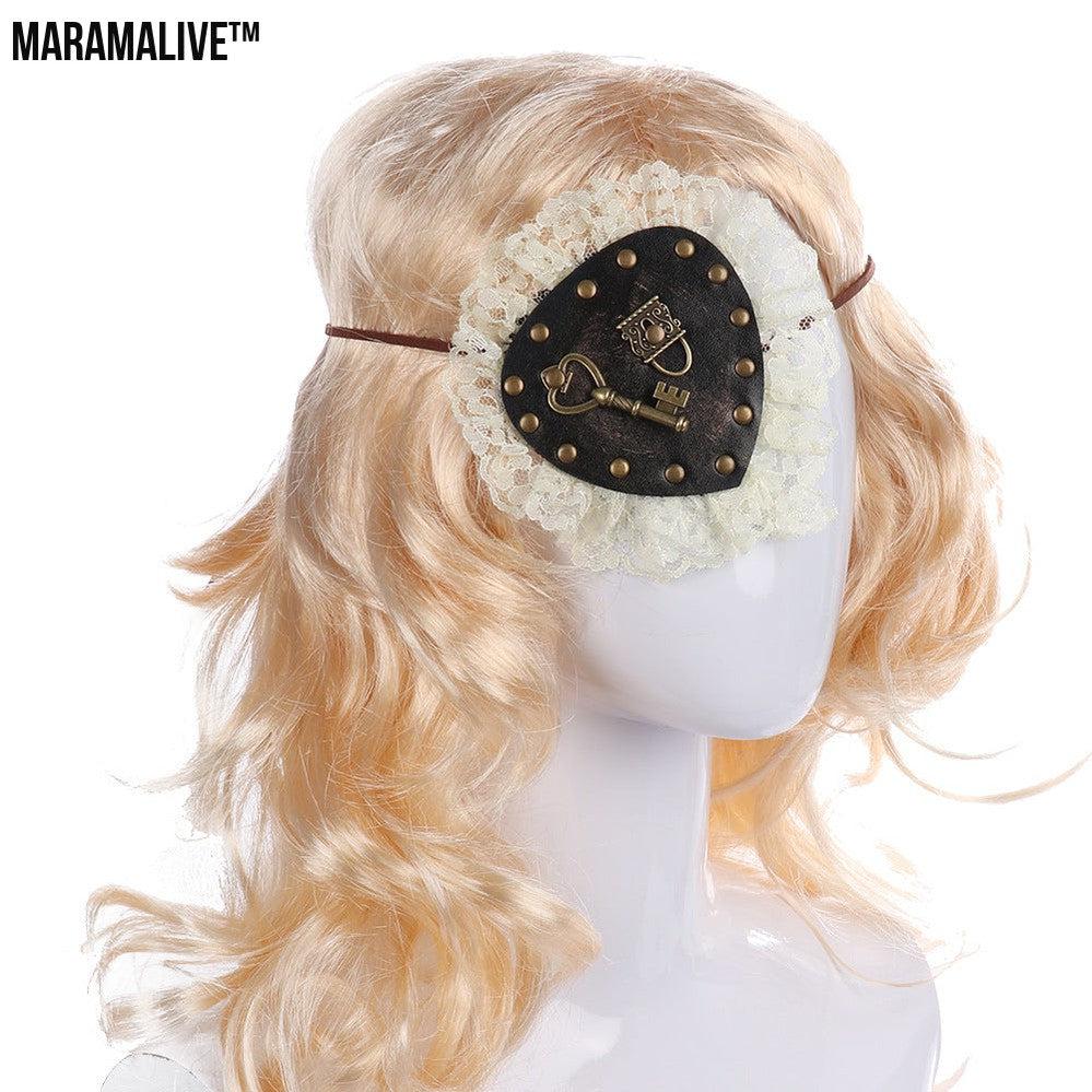 Steampunk Lolita Eyewear Eye Patch Cosplay Accessory