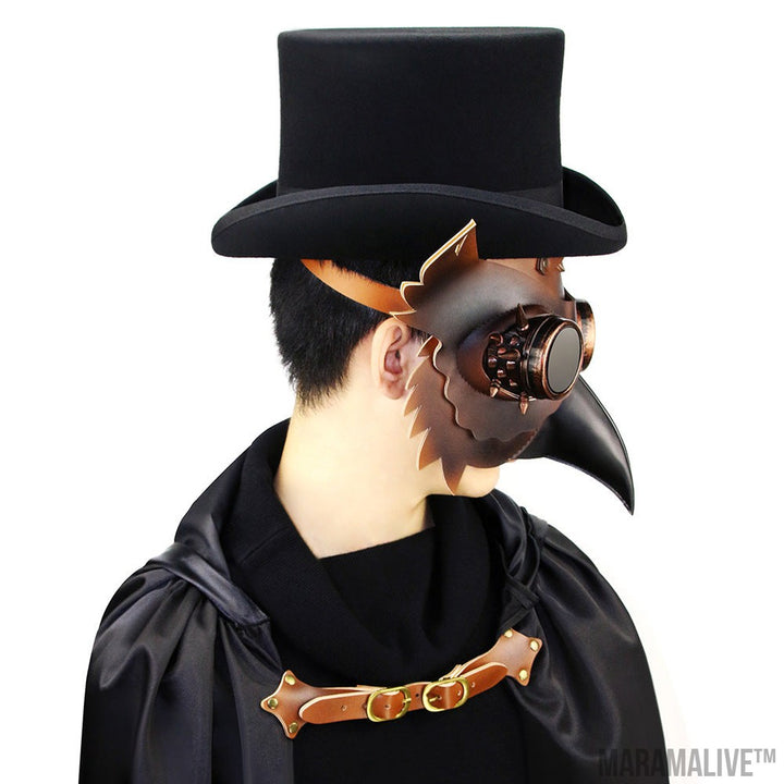 Steampunk Medieval Plague Beak Mask