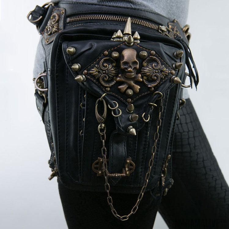 Steampunk Motorcycle Bag Shoulder Messenger Bag