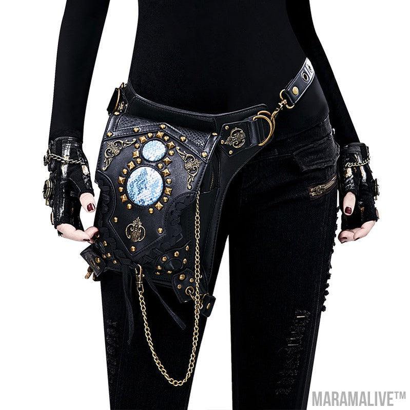 Steampunk One-shoulder Diagonal Bag Trendy Fashionable Practical Use Bag