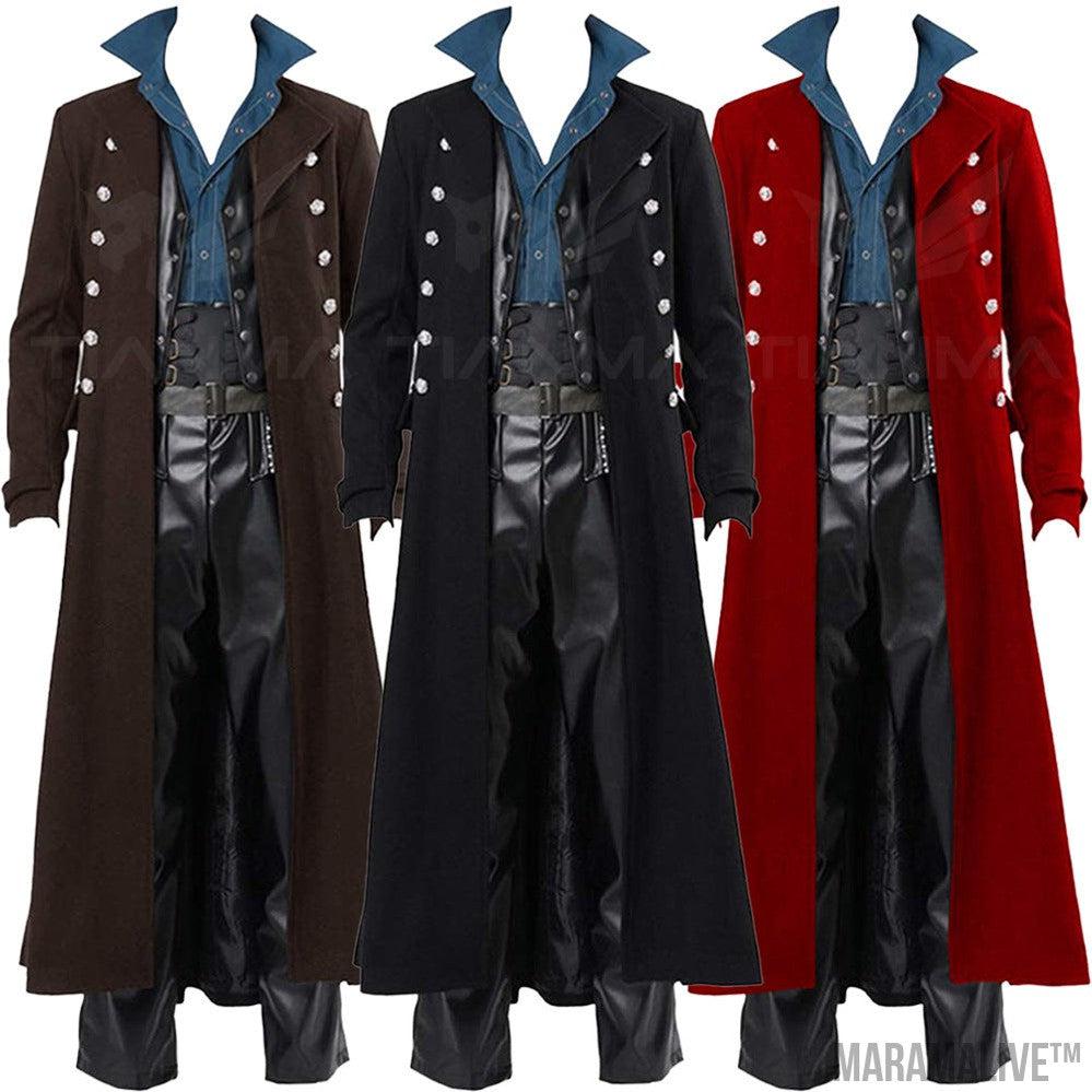 Steampunk Retro Gothic Coat Windbreaker Coat