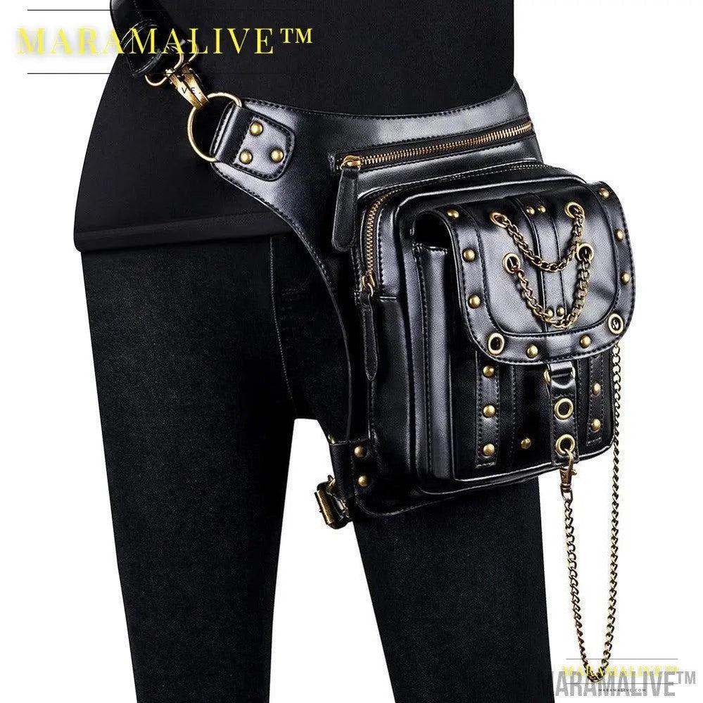 Steampunk Retro Vegan Cross-body bag for women