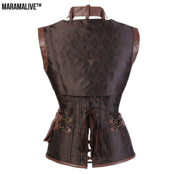 Steampunk Strap, Belt Corset - Retro Punk Unique Bustier