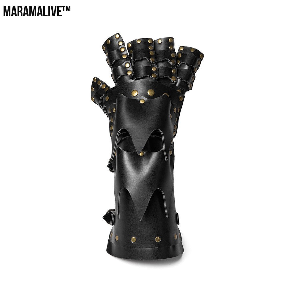 Steampunk Vegan-Friendly PU Leather Arm Cover