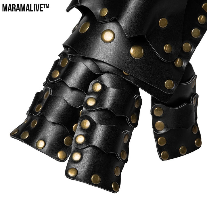 Steampunk Vegan-Friendly PU Leather Arm Cover