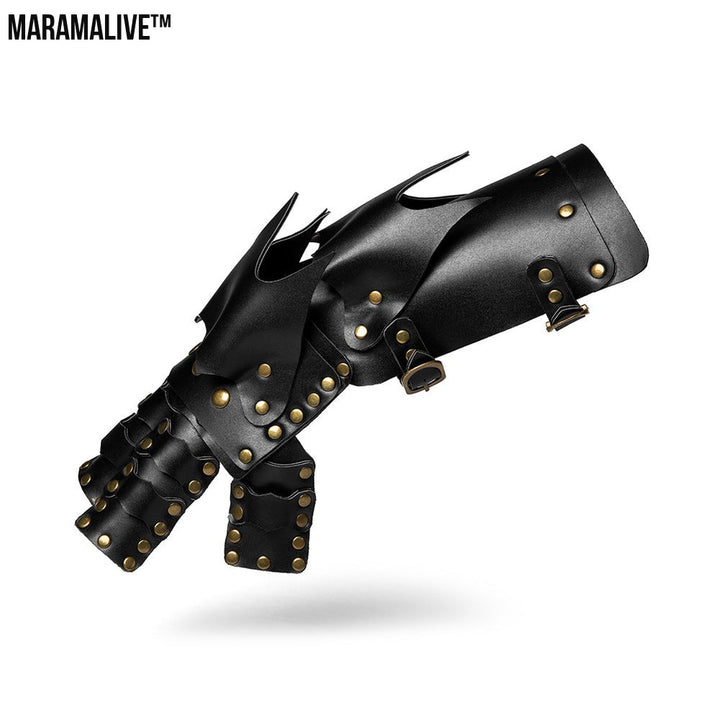 Steampunk Vegan-Friendly PU Leather Arm Cover