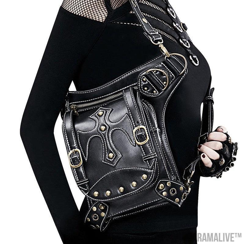 Steampunk Victorian Vegan Friendly retro shoulder Multi-Purpose bag