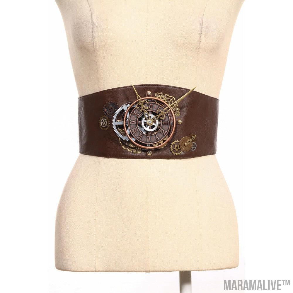 Steampunk Wide Belt Girdle