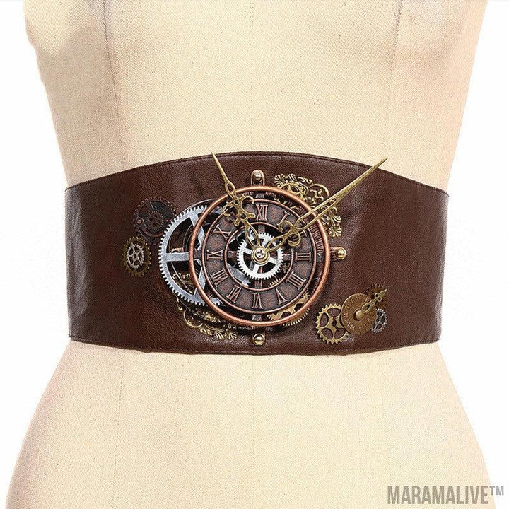 Steampunk Wide Belt Girdle