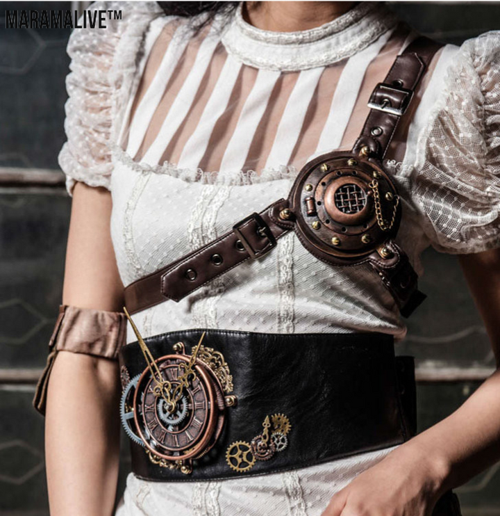 Steampunk chest buckle