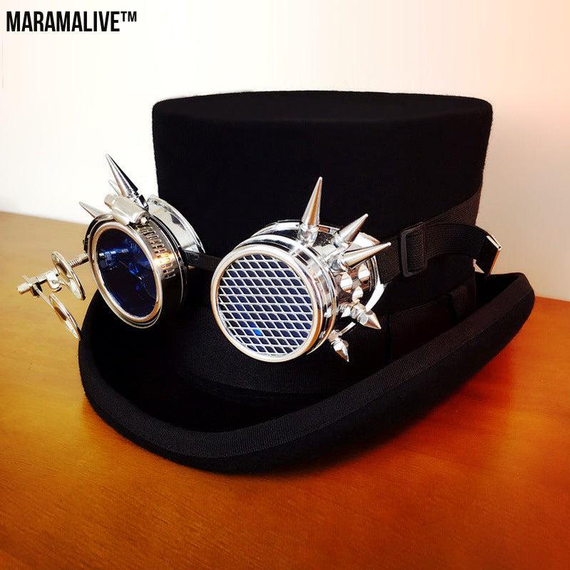 Steampunk creative retro top hat