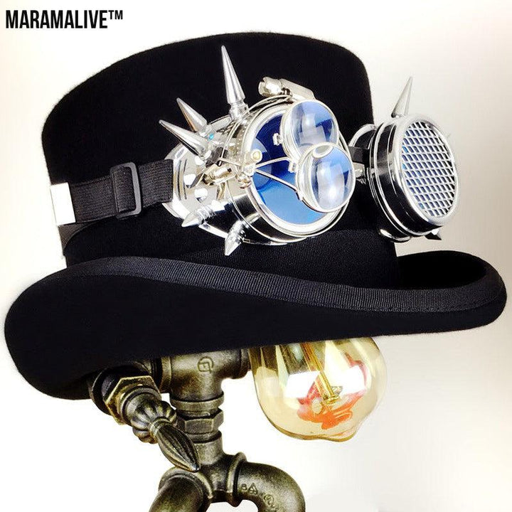 Steampunk creative retro top hat