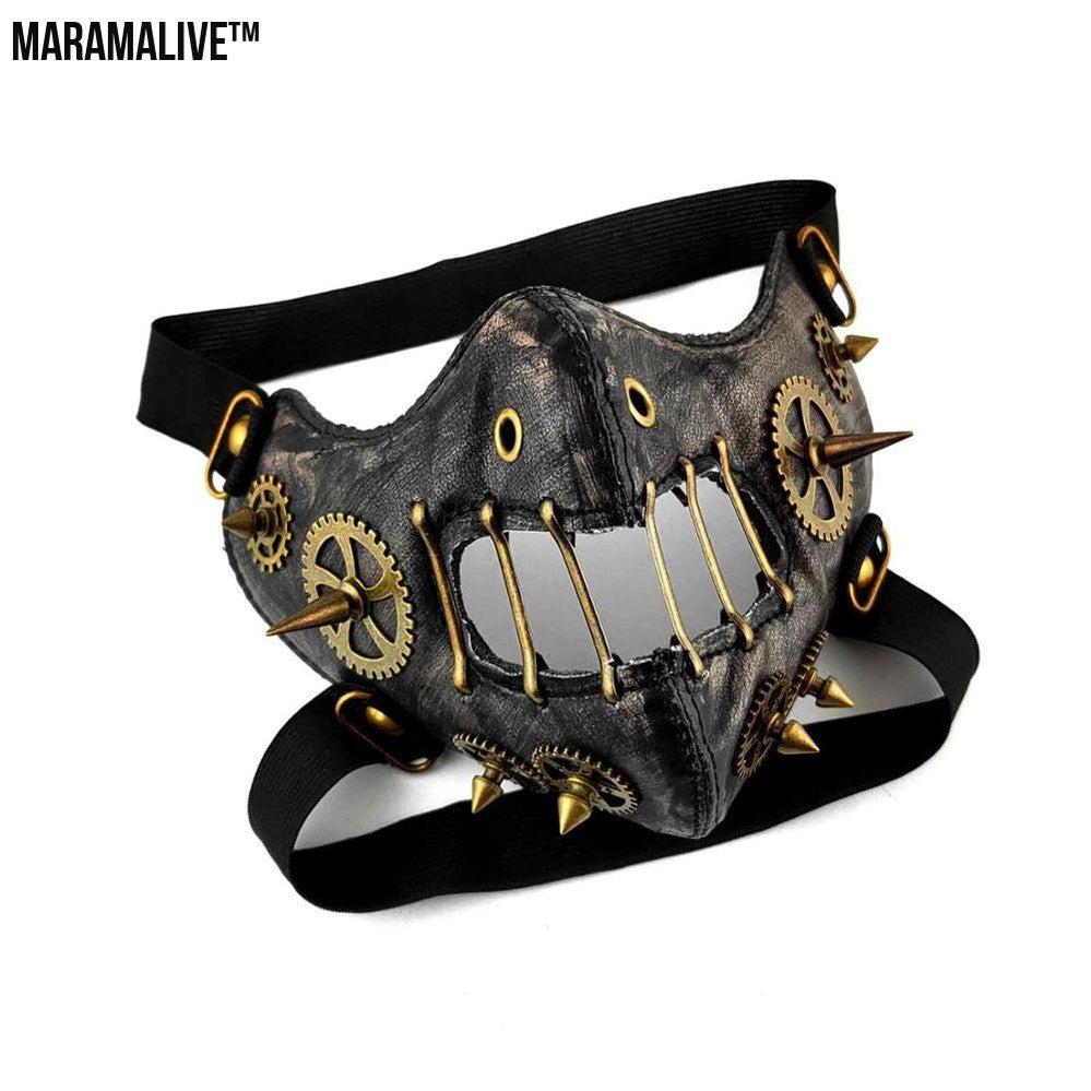 Steampunk gear mask Grimace