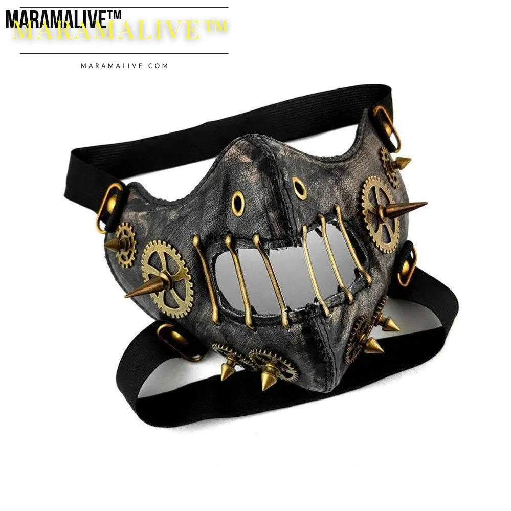 Steampunk gear mask Grimace